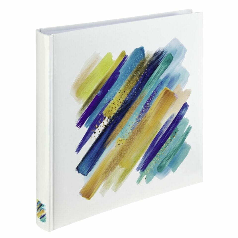 Hama Album XL Brushstroke 30x30 Cm 80 Witte Pagina's Blauw