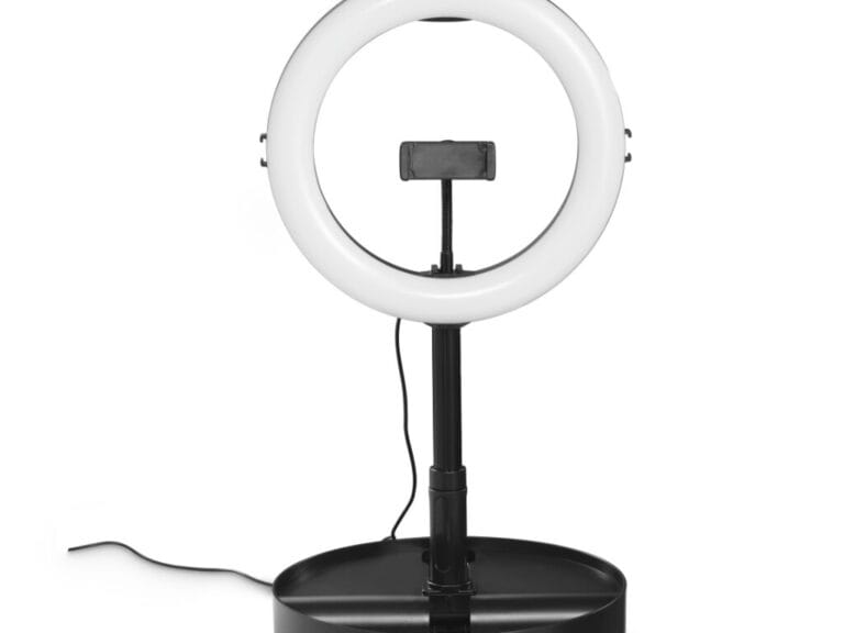 Hama SpotLight FoldUp LED RGB Ringlamp Zwart/Wit