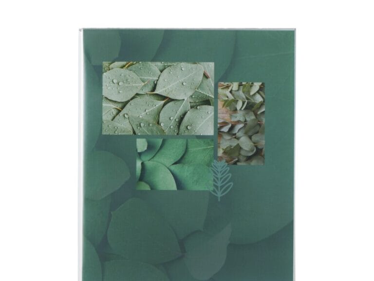 Hama Singo II Soft Cover Fotoalbum Leaves voor 80 Foto's van 10x15 cm Groen