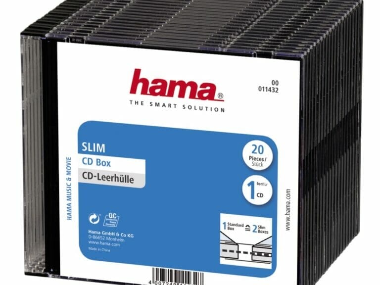 Hama Cd Slim Box 20-P. Red