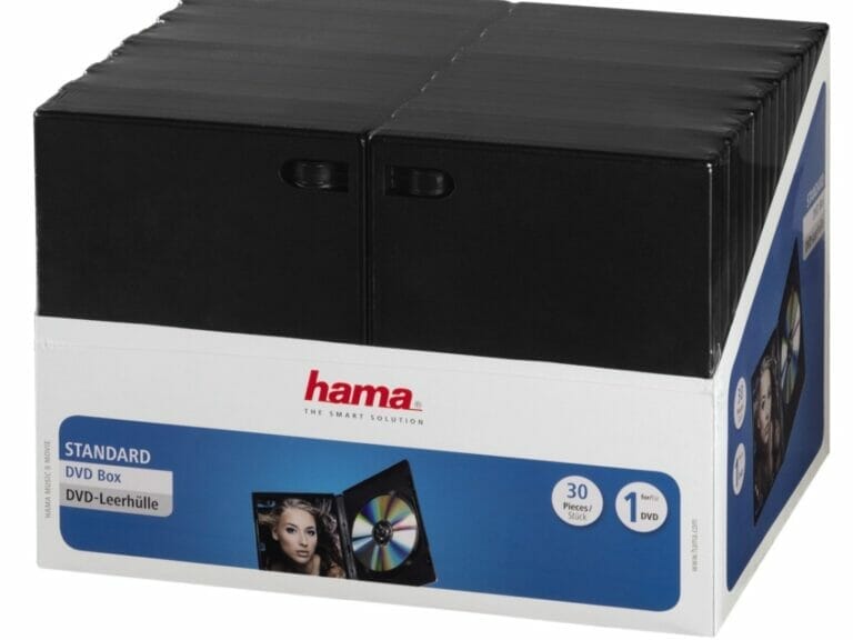 Hama Dvd-Box Black 30-Pack Red