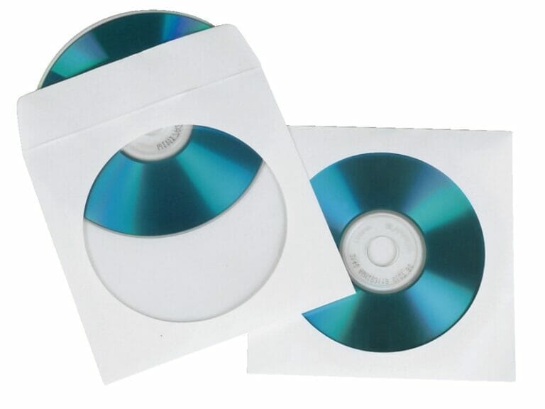 Hama CD/DVD Sleeves Papier Wit 50 Stuks