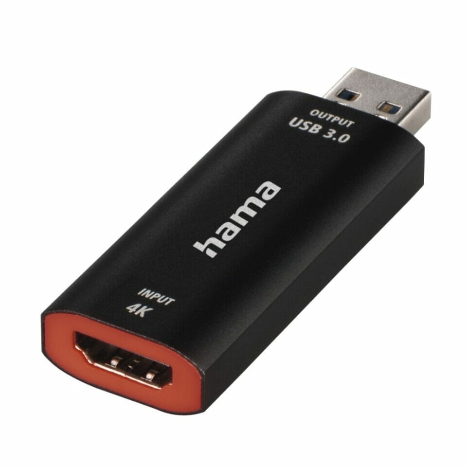 Hama Video-opname-stick USB-stekker.- HDMI-aansluiting 4K