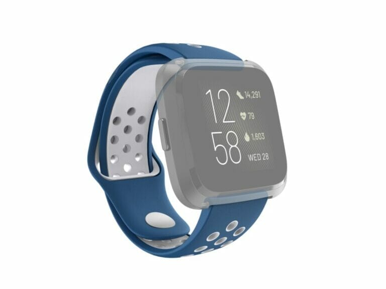 Hama Sportpolsband Voor Fitbit Versa 2/Versa (Lite) Ademend Horlogebandje Bl.