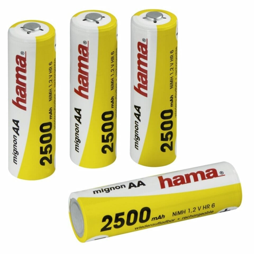 Hama Heroplaadbare NiMH-batterij 4xAA 2500mAh