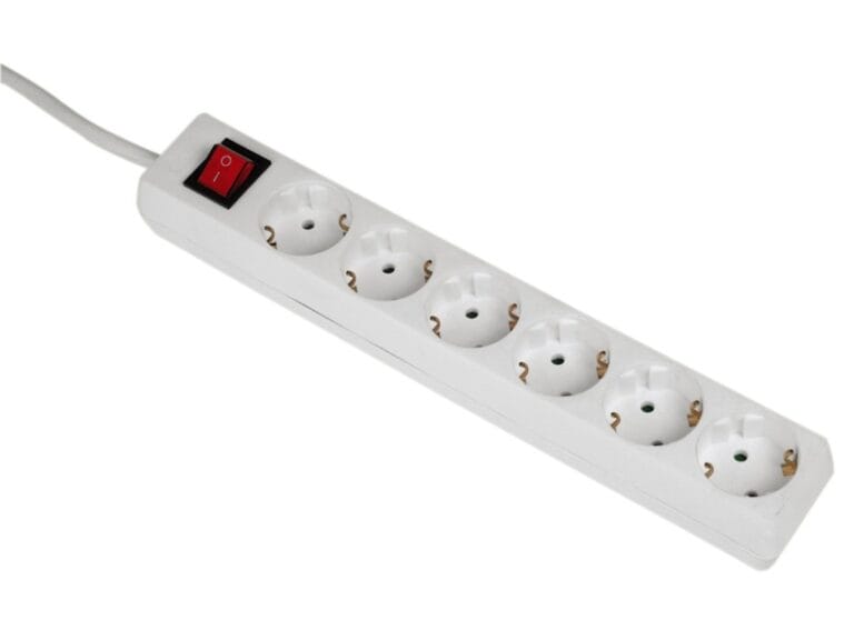 Hama 6-Way Power Strip With Switch And Child Protection 5 M White