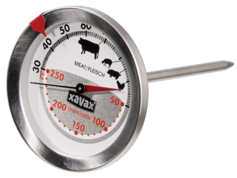 Xavax Vlees- en Oventhermometer Inox Matt