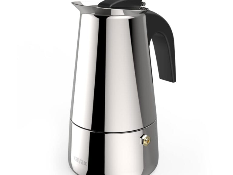 Xavax Espressomaker Van RVS Voor 4 Kopjes Fornuiskan O.a. Inductie 200ml
