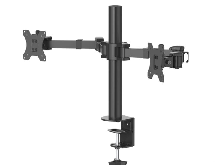 Hama Monitorhouder voor 2 Monitoren Zwart