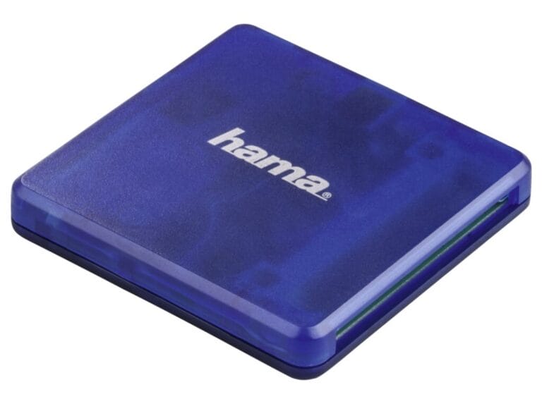 Hama USB-2.0-multi-kaartlezer SD/microSD/CF Blauw