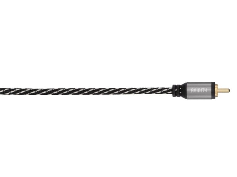 Avinity Digitale Cinch-kabel 1 Stekker - 1 Stekker Stof Verguld 1