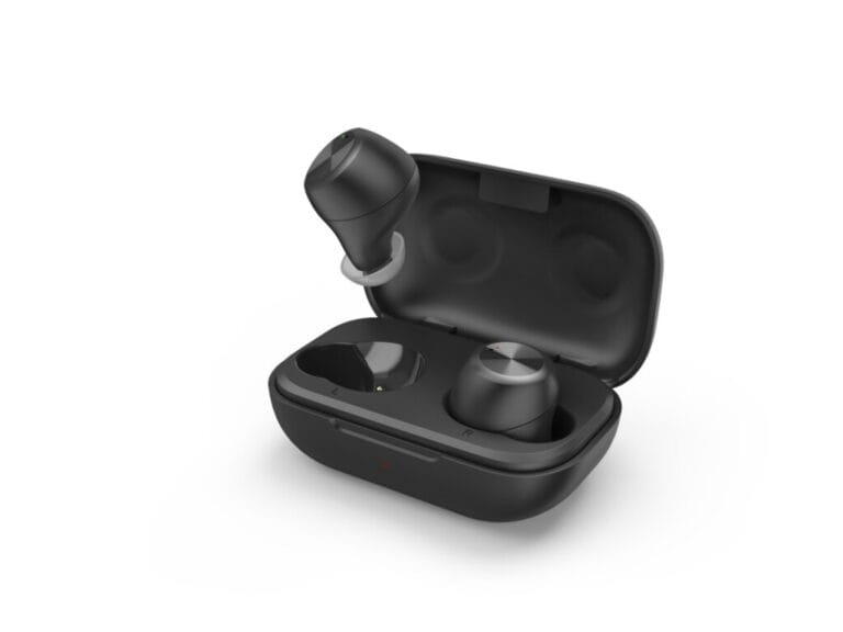 Thomson WEAR7701BK Bluetooth®-koptelefoon In-ear True Wireless Microfoon Zwart