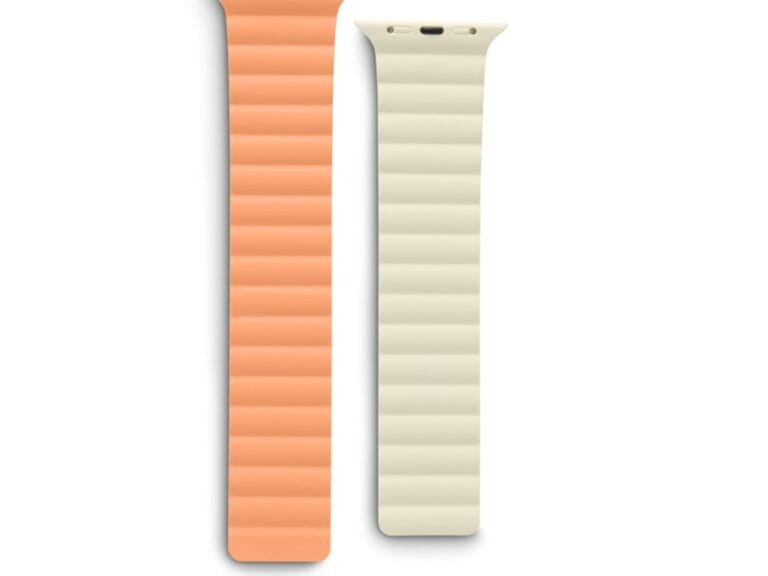 Hama Fantastic Feel Magneet-Polsband voor Apple Watch 38/40/41 mm Oranje/Beige