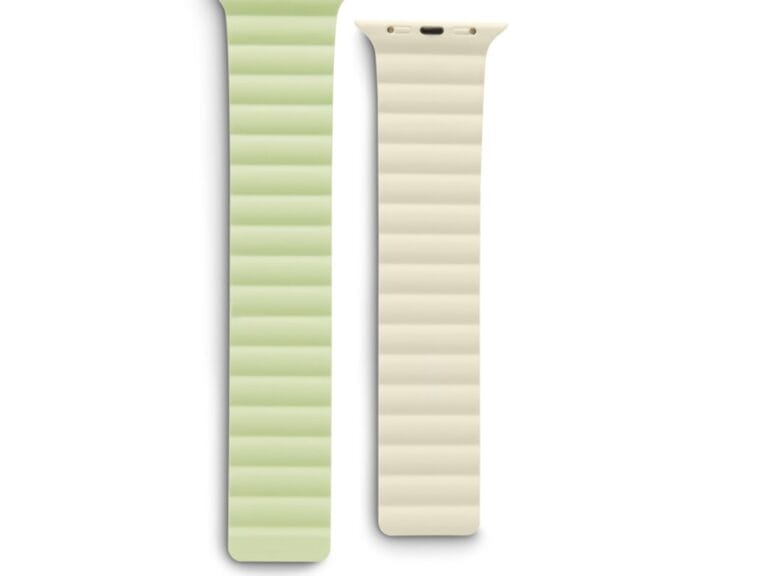 Hama Fantastic Feel Magneet-Polsband Apple Watch 42/44/45/49 mm Groen/Beige