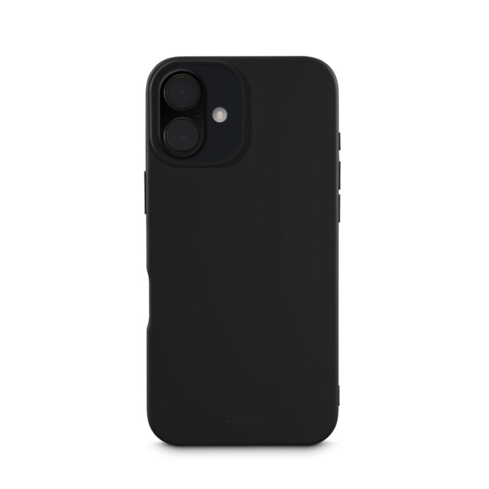 Hama Fantastic Feel Magcase voor iPhone 16 Plus Zwart