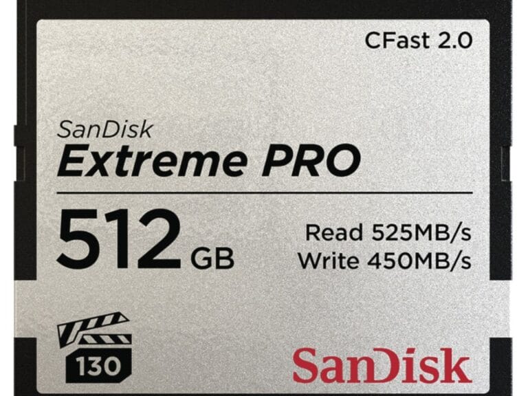 SanDisk Extreme Pro CFast 2.0 525MB/s 512GB