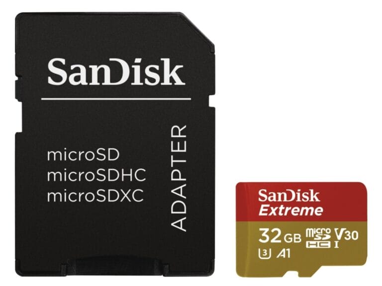 Sandisk MicroSDXC Extreme 32GB (A1/ V30/ U3/ UHS-I/ Cl.10/ R100/ W60)+Ad.Act.Cam
