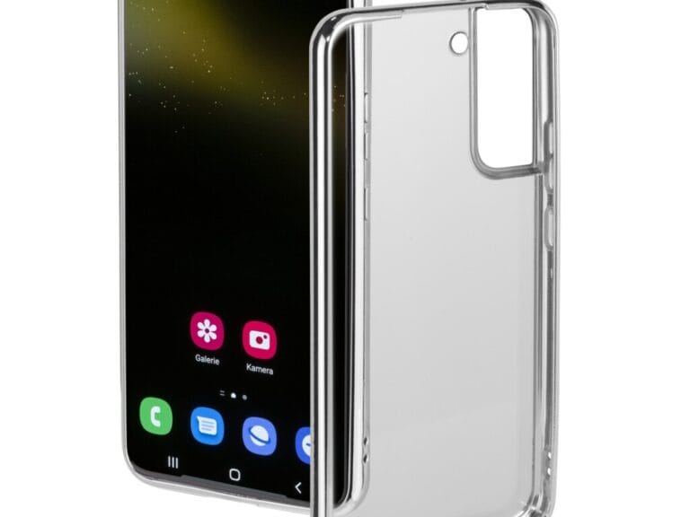 Hama Cover Clear&Chrome Voor Samsung Galaxy S22 (5G) Zilver