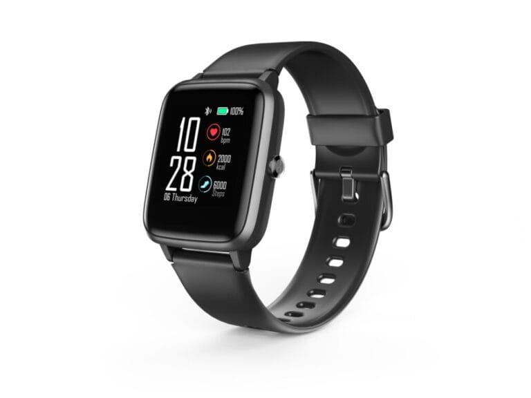 Hama Smartwatch Fit Watch 5910 GPS Waterdicht Hartslag Calorieën Zwart