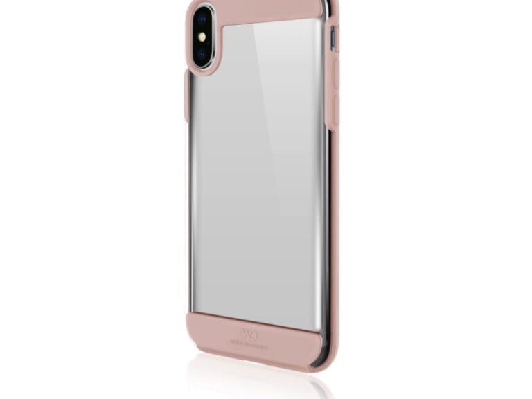 White Diamonds Cover Innocence Clear Voor Apple IPhone Xs Rose Gold