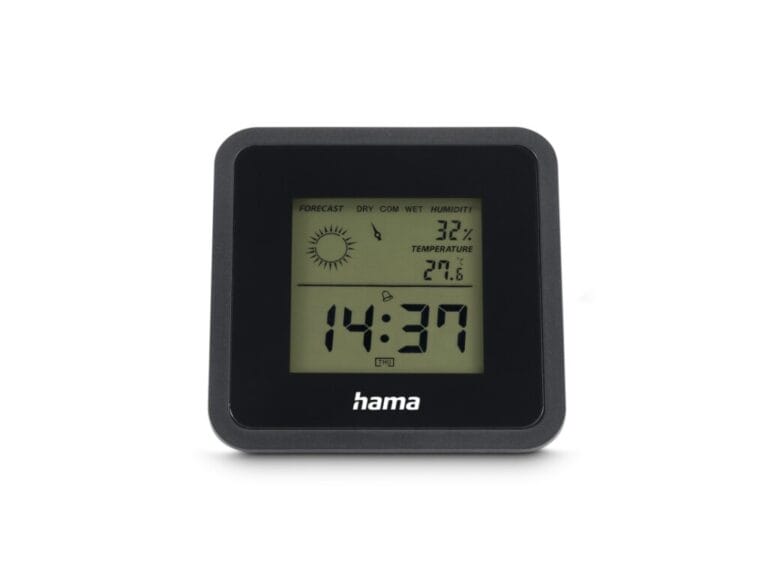 Hama Borneo Digitale Thermometer en Hygrometer voor Binnen Zwart