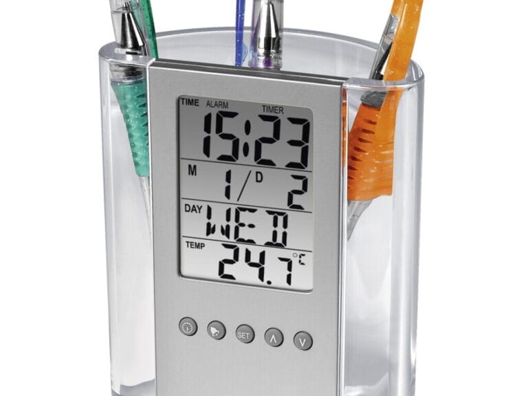 Hama Lcd-thermometer En Penhouder