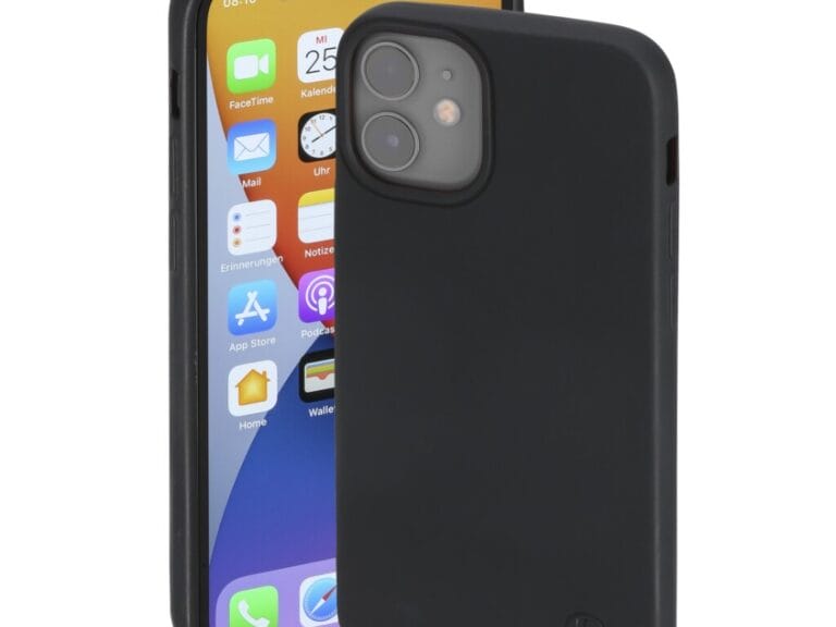 Hama Cover Finest Feel Voor Apple IPhone 12 Mini Zwart