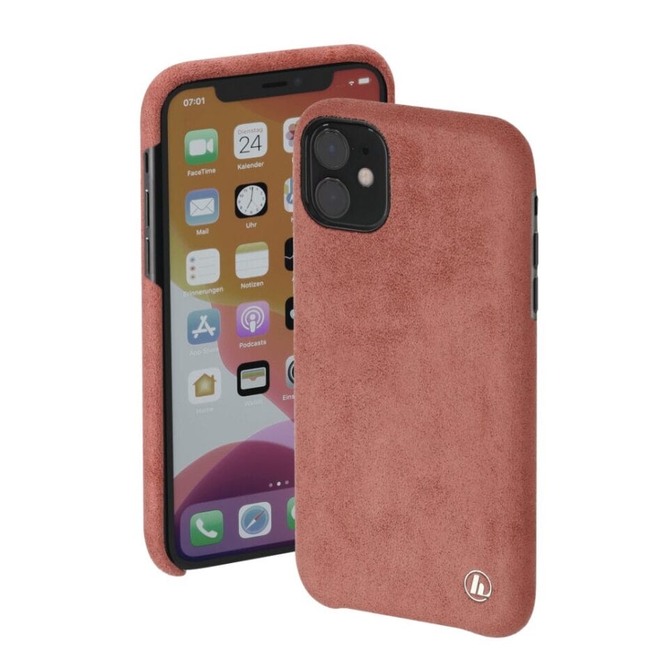 Hama Cover Finest Touch Voor Apple IPhone 12 Mini Coral