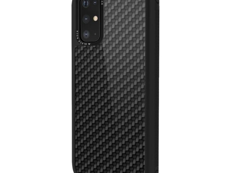 Black Rock Cover Robust Real Carbon Voor Samsung Galaxy S20 Plus Zwart