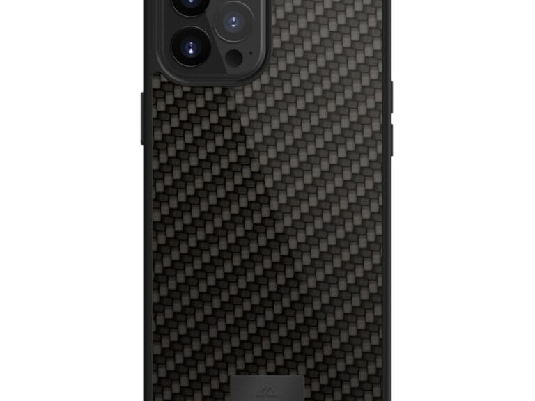 Black Rock Protective Real Carbon Cover for Apple iPhone 12 Pro Max Black