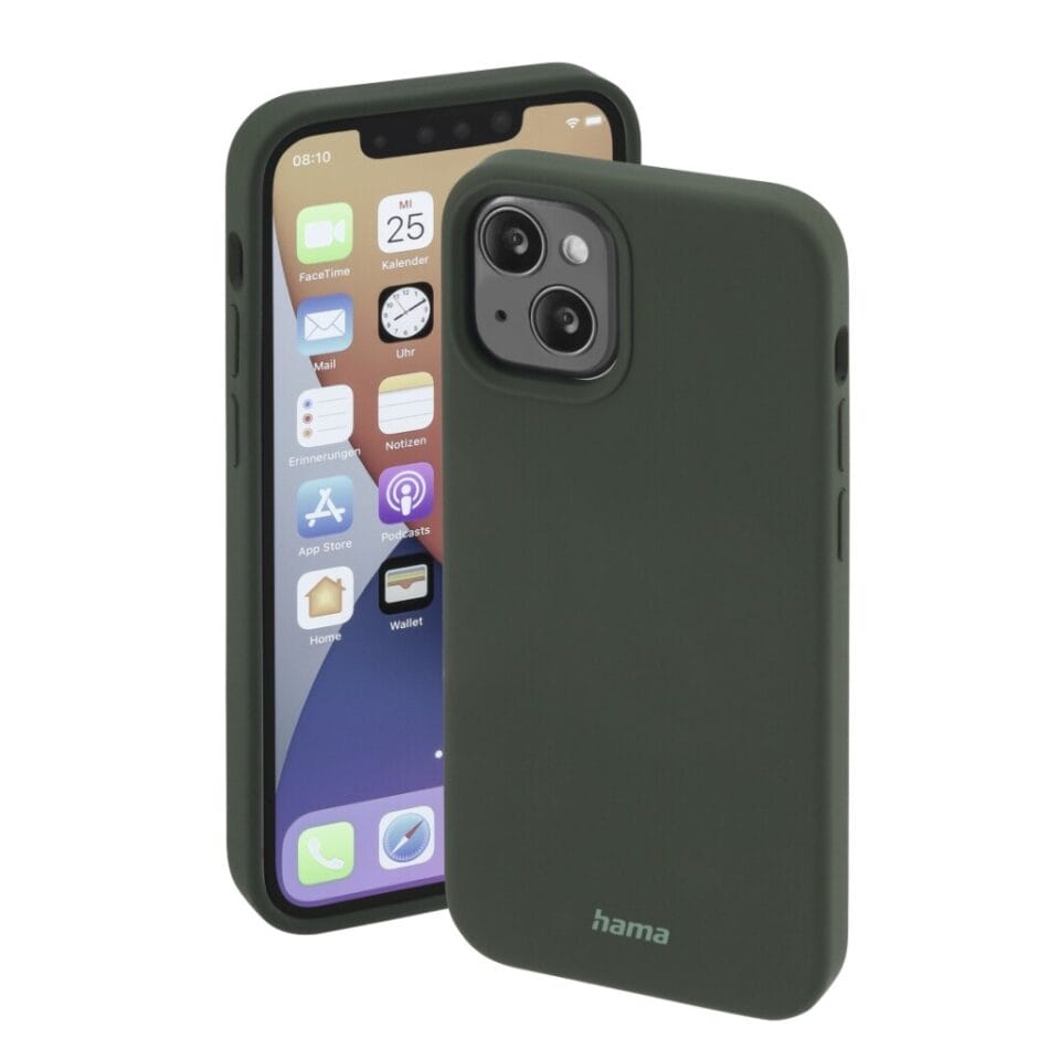 Hama Cover MagCase Finest Feel PRO Voor Apple IPhone 13 Mini Groen