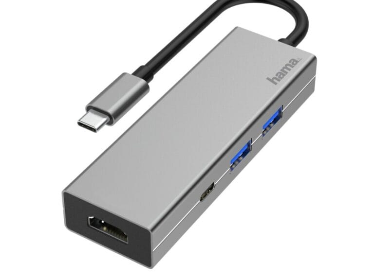 Hama USB-C-hub Multiport 4-poorts 2x USB-A USB-C HDMI™