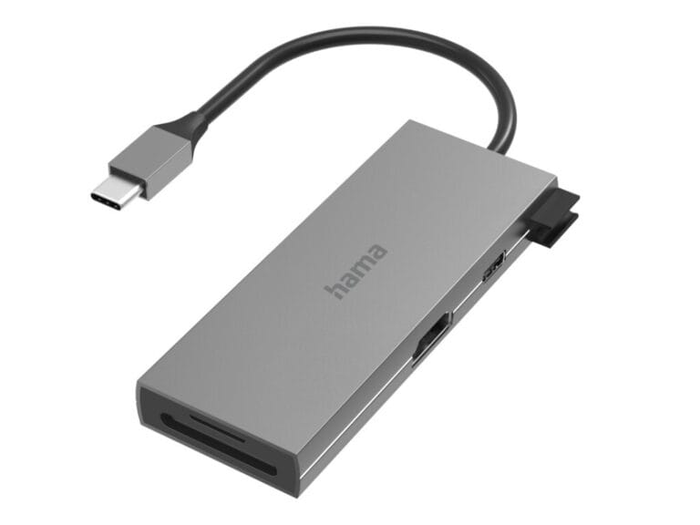 Hama USB-C-hub Multiport 6-poorts 2x USB-A USB-C HDMI™ SD MicroSD