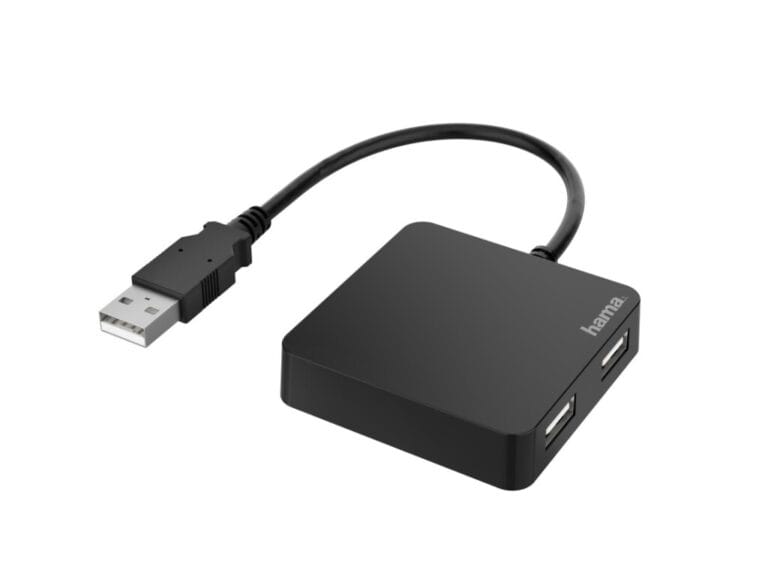 Hama USB-hub 4-poorts USB 2.0 480 Mbit/s