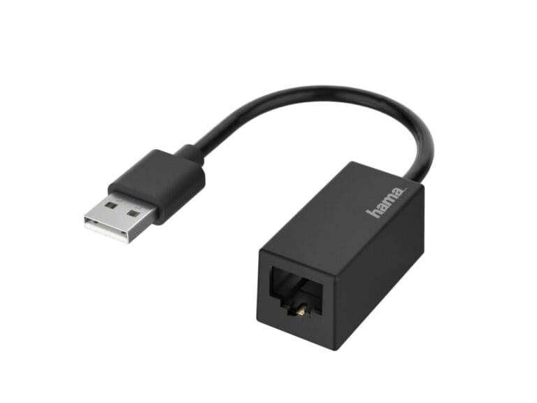Hama Netwerk-adapter USB-stekker - LAN/Ethernet-aansluiting Fast-ethernet