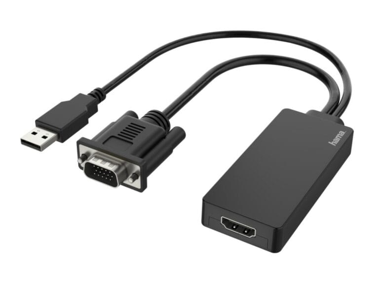 Hama Video-adapter VGA+USB-stekker - HDMI™-aansluiting Full-HD 1080p