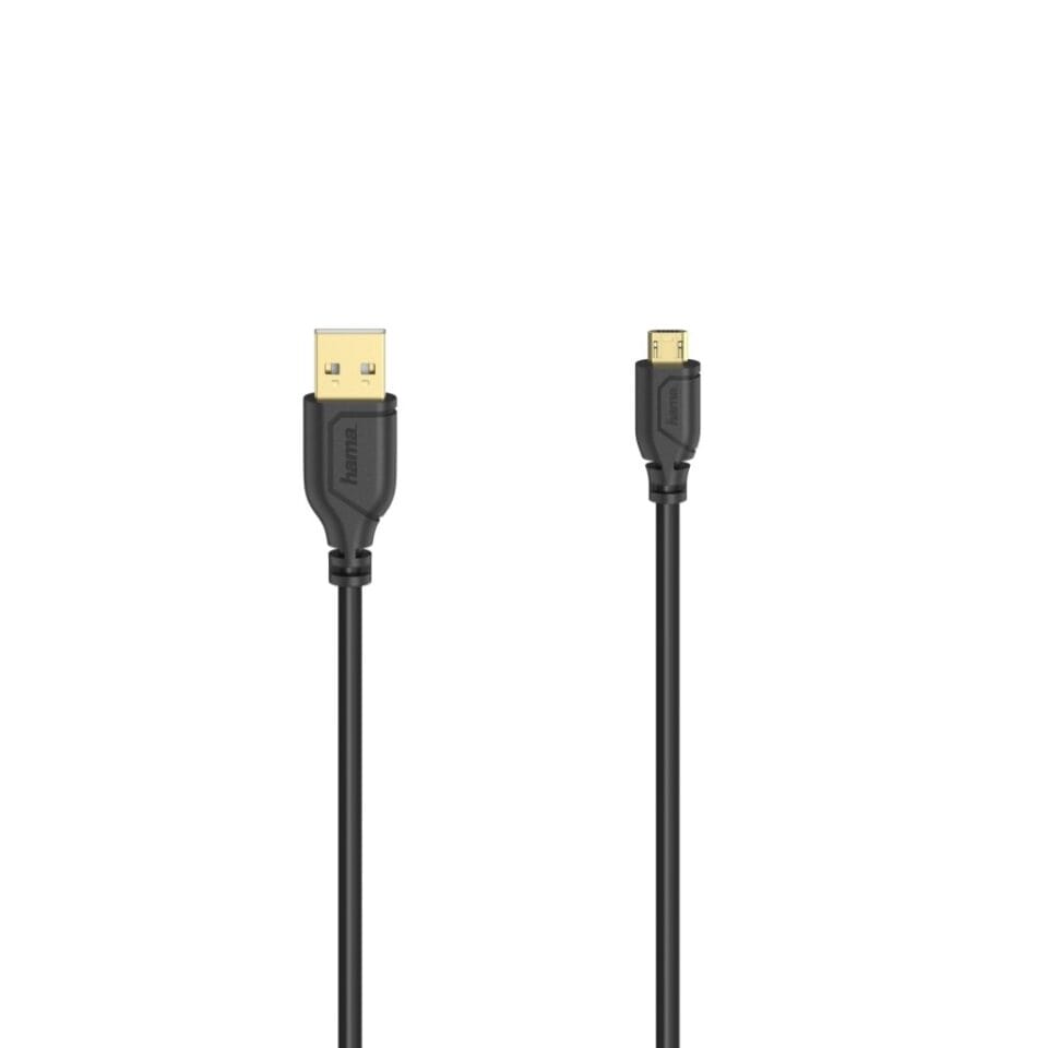 Hama Micro-USB-kabel Flexi-Slim USB 2.0 480 Mbit/s 0