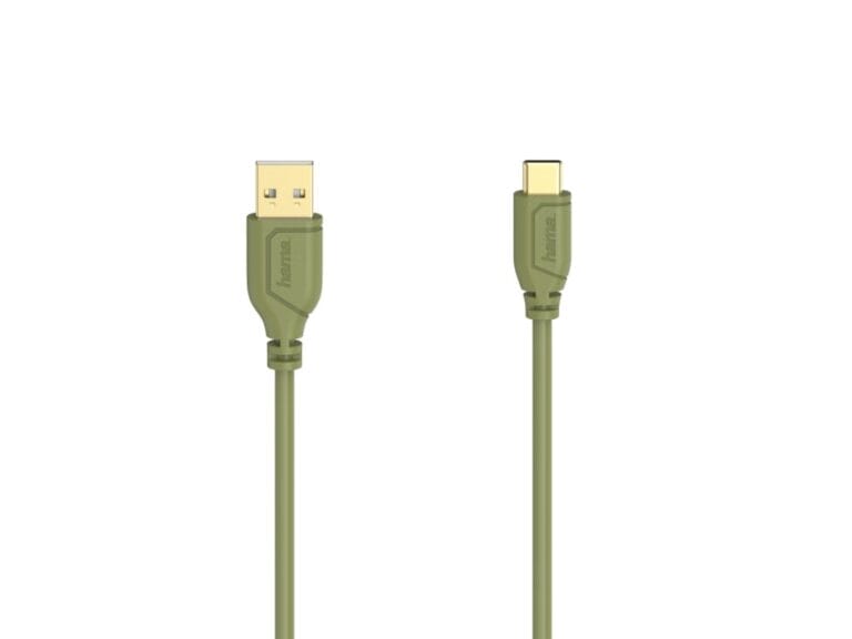 Hama USB-C-kabel Flexi-Slim USB 2.0 480 Mbit/s Turtle Green 0