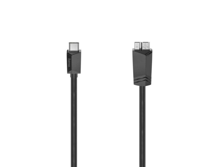 Hama USB-C-kabel USB-C-stekker - Micro-USB-st. USB 3.2 Gen1 5 Gbit/s 0