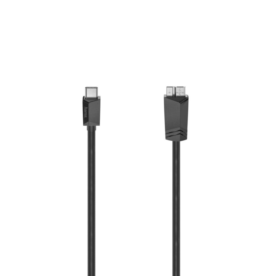 Hama USB-C-kabel USB-C-stekker - Micro-USB-st. USB 3.2 Gen1 5 Gbit/s 0