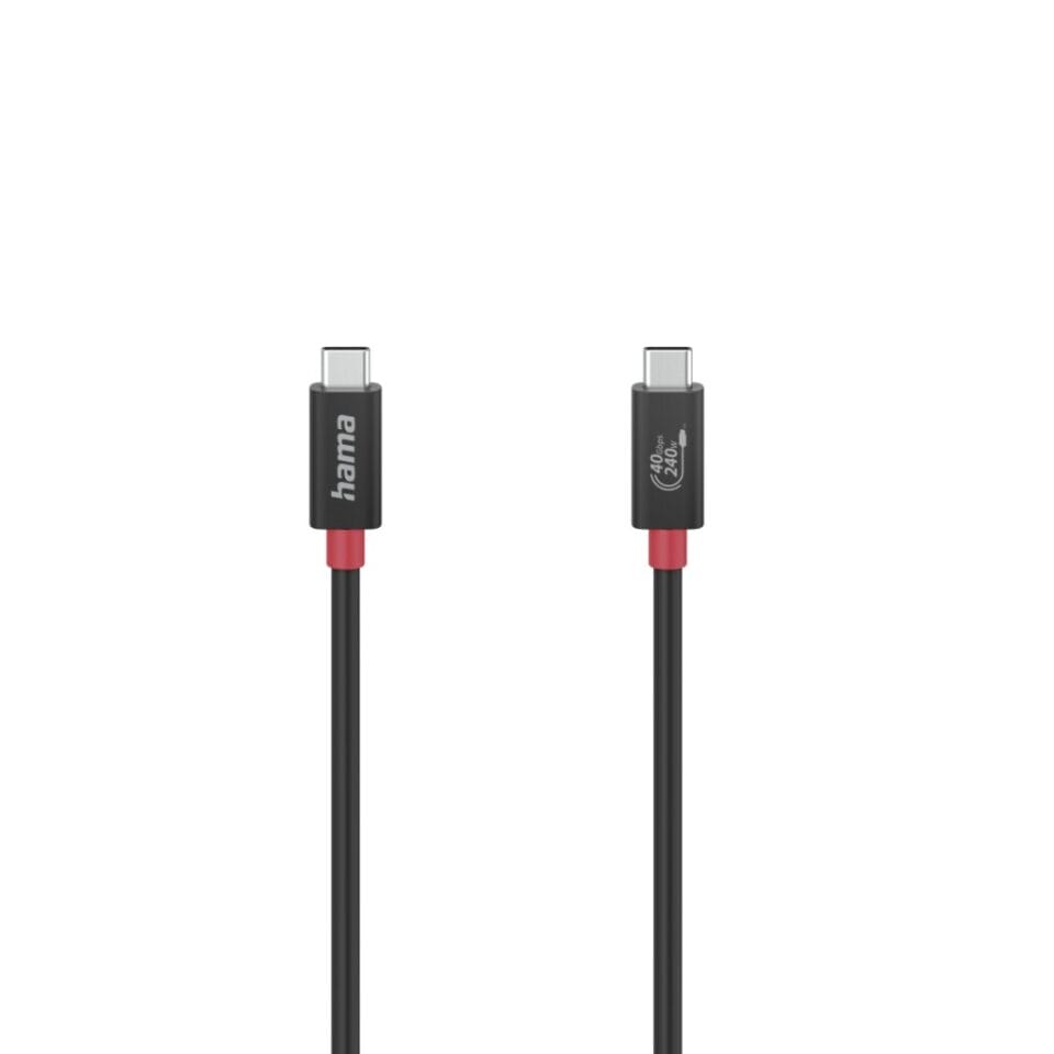 Hama USB-C-kabel E-Marker USB4 Gen3 40 Gbit/s 5 A 240 W 1