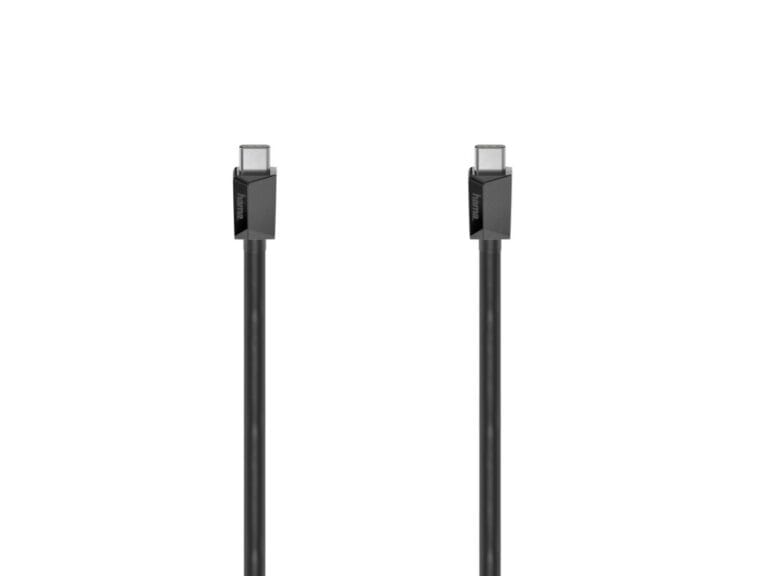 Hama USB C Kabel USB 2.0 480 Mbit/s 3 A 60W 300 cm Zwart