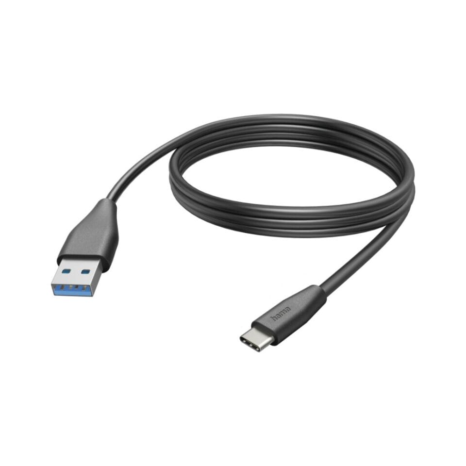 Hama Oplaadkabel USB-C - USB-A 3 M Zwart