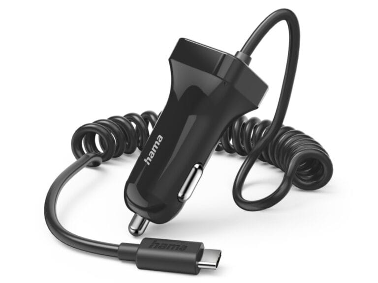 Hama Auto-Oplader met USB C-Aansluiting 12W 100 cm Zwart