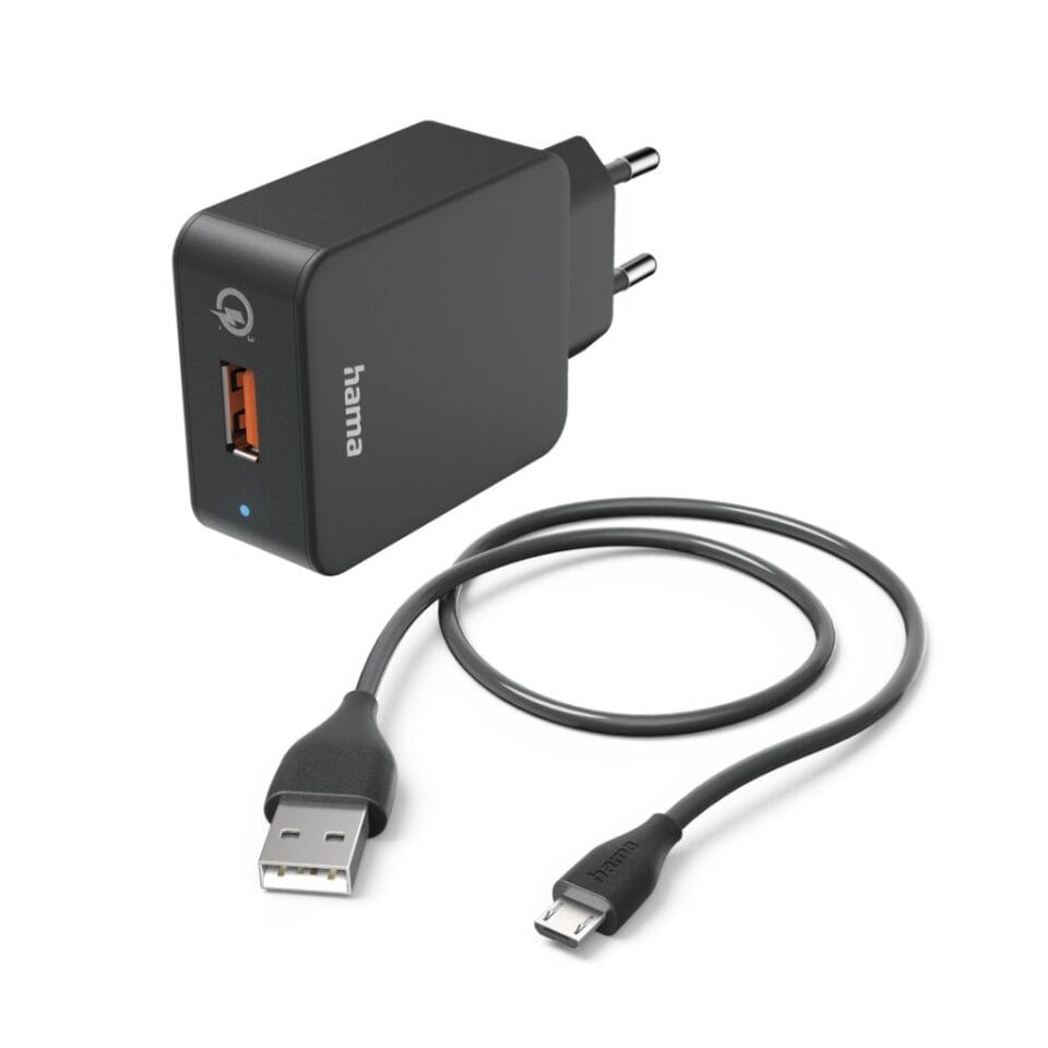 Hama Snellader Met Oplaadkabel Micro-USB Qualcomm® 19