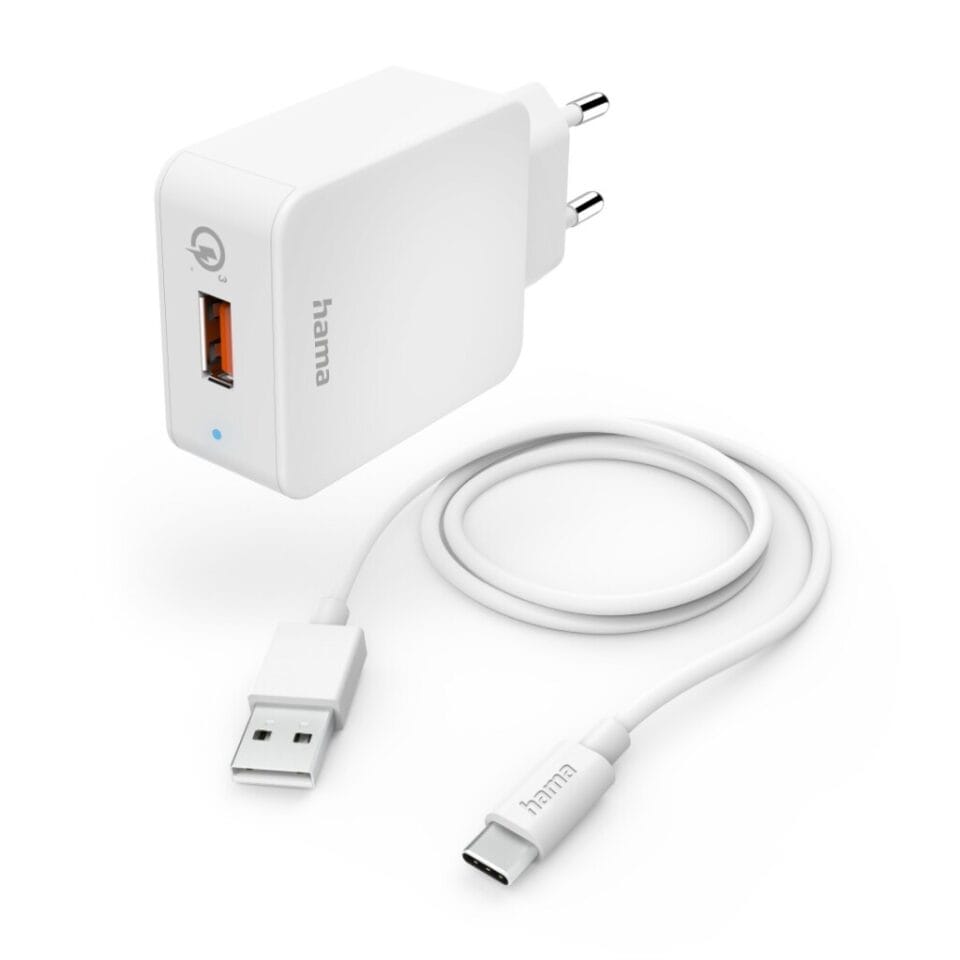 Hama Snellader Met Oplaadkabel USB-C Qualcomm® 19