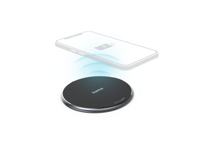 Hama Wireless Charger QI-FC10 10 W Draadloze Smartphone-oplaadpad Zwart