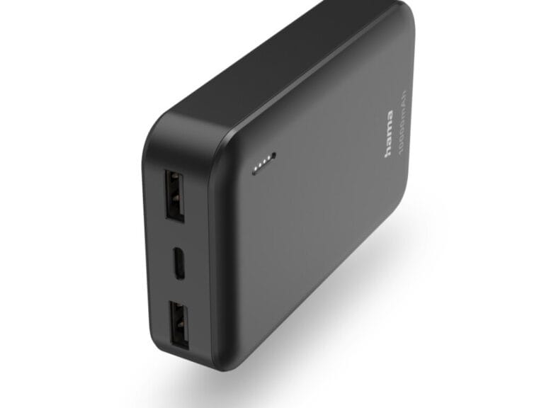 Hama Power Pack Pocket 10 10000mAh Uitgangen: 2x USB-A Antraciet