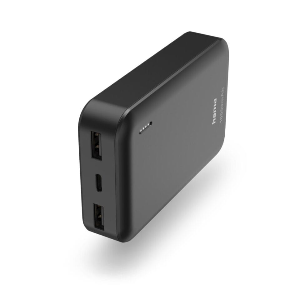 Hama Power Pack Pocket 10 10000mAh Uitgangen: 2x USB-A Antraciet