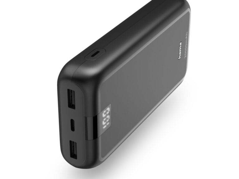 Hama Power Pack Performance 20 20000mAh 3 Uitgangen: USB-C 2x USB-A Antr.